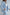 Aurora Sky-Blue Shawl Lapel Crepe Two-Piece Suit