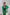 Giulia Green Cropped Jacket Two-Piece Midi Skirt Suit