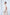 Aurora Beige Round-Neck Puff-Sleeve Midi Dress
