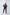 Aurora Navy Shawl Lapel Two-Piece Crepe Suit