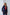 Aurora Navy Shawl Lapel Two-Piece Crepe Suit