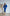 Adriana Blue Backless Puff Sleeve Crepe Midi Dress