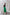 Adriana Green High Waist Slit Cuff Culottes