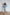 Adriana Sky-Blue Backless Puff Sleeve Crepe Midi Dress