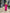 Aurora Crimson Puff Sleeve Satin Midi Dress