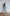 Adriana Sky-Blue Backless Puff Sleeve Crepe Midi Dress