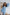 Adriana Sky-Blue Backless Puff Sleeve Crepe Midi Dress
