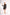 Aurora Black Faux-Silk Long-Sleeve Thigh-Slit Mini Dress