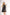 Aurora Black Faux-Silk Long-Sleeve Thigh-Slit Mini Dress