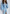 Adriana Sky-Blue Backless Puff Sleeve Crepe Midi Dress