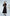Black Backless Puff-Sleeve Midi Dress