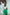 Adriana Green High Waist Slit Cuff Culottes