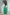 Adriana Green High Waist Slit Cuff Culottes