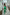Adriana Green Backless Crepe Jumpsuit