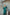 Adriana Emerald Long Sleeve V-Neck Midi Dress