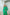 Adriana Green Belted Double-Breasted Crepe Suit Two-Piece