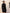 Fiamma Black Peplum Jacket Skirt Two-Piece Suit
