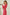 Beatrice Crimson Square-Neck Puff-Sleeve Midi Dress