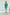 Adriana Mint Satin Puff-Sleeve Mini Dress