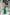 Aurora Green One-Shoulder Slit Knit Maxi Dress