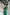 Aurora Green One-Shoulder Slit Knit Maxi Dress