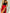 Adriana Red High Waist Wide Leg Slit Cuff Culottes