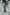 Beatrice Blue Faux Silk Belted Midi Dress