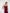 Adriana Bordeaux Sweetheart High-Slit Maxi Dress
