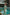 Aurora Mint Puff-Sleeve Belted Crepe Midi Dress