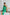 Beatrice Green One-Shoulder Satin Midi Dress