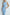 Francesca Sky-Blue Backless Sleeveless Pencil Midi Dress