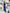 Adriana Blue High Waist Wide-Leg Palazzo Pants