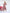 Beatrice Fraise Silk Long Sleeve Maxi Dress
