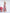 Beatrice Fraise Silk Long Sleeve Maxi Dress