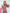 Beatrice Fraise Silk Long Sleeve Maxi Dress