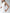 Aurora White Crepe High-Neck Sleeveless A-Line Mini Dress