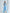 Chiara Sky-Blue Satin Strapless Sweetheart Draped Midi Dress