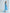 Chiara Sky-Blue Satin Strapless Sweetheart Draped Midi Dress