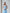 Adriana Sky-Blue Square Neck Backless Midi Dress