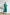 Adriana Emerald Faux Silk Puffed Sleeve Maxi Dress