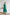 Adriana Emerald Faux Silk Puffed Sleeve Maxi Dress
