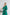 Adriana Emerald Faux Silk Puffed Sleeve Maxi Dress