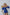 Beatrice Electric Blue Puff Sleeve Mini Prom Dress