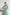 Adriana Olive Faux Silk Puffed Sleeve Maxi Dress