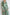 Adriana Olive Faux Silk Puffed Sleeve Maxi Dress