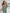 Aurora Olive Cropped Jacket Two-Piece Suit