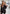 Adriana Black Shawl-Lapel Two-Piece Suit