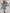 Adriana Sky-Blue Satin Puff-Sleeve Sweetheart Midi Dress