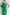 Fiamma Green One-Shoulder Bodycon Midi Dress