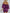 Beatrice Purple Puff Sleeve Mini Prom Dress